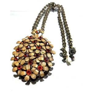 NEIGER BROS rare Vintage Antique Art Nouveau Czech Neiger Bros necklace & brooch